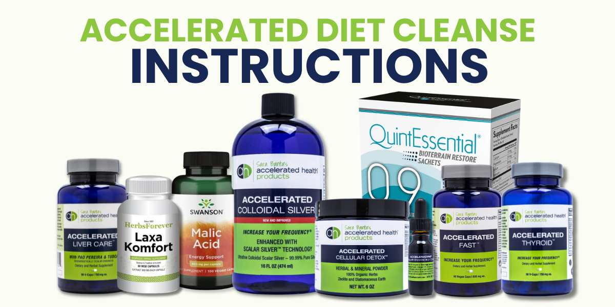Clean Out Body Accelerated Diet Cleanse Instructions | Accelerated Health Products