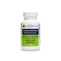 Thumbnail for Supplement bottle labeled 'Accelerated Serrakinase' on a white background