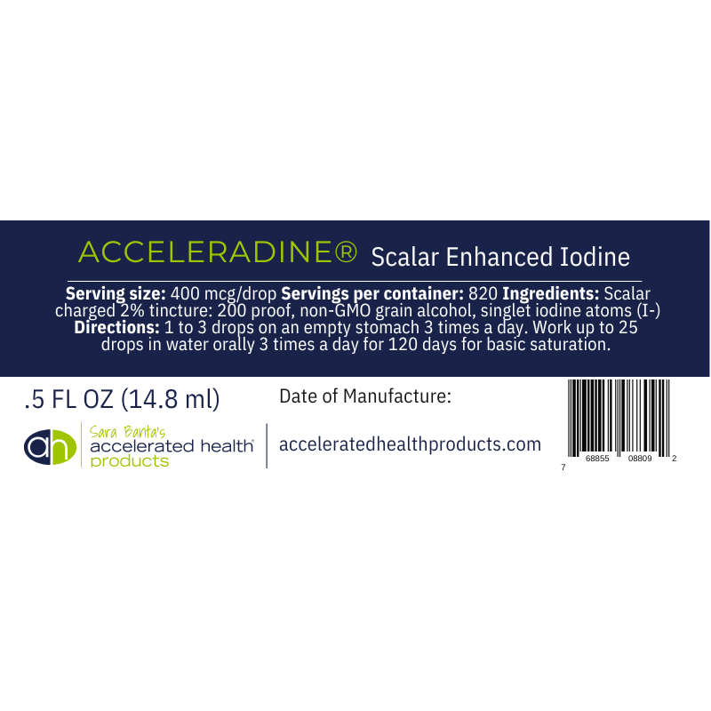 Acceleradine® Iodine 3 Pack - Accelerated Health Products