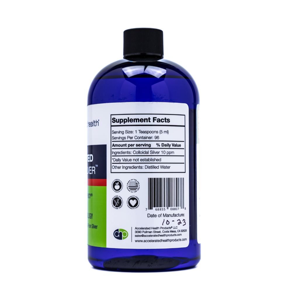 Accelerated Colloidal Silver™ (previously Scalar Silver) - Accelerated Health Products
