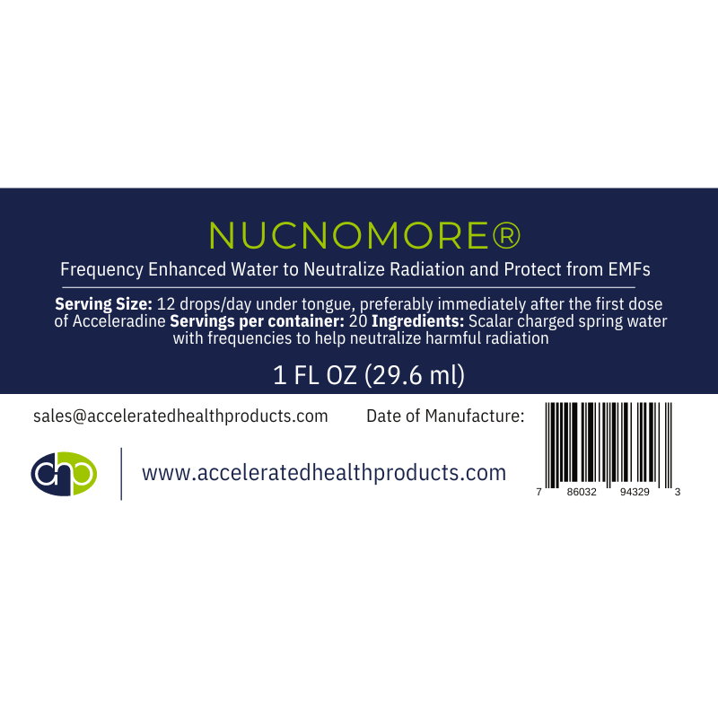 Accelerated NucNoMore® Radiation Drops - Accelerated Health Products