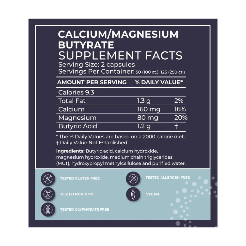 BodyBio Calcium Magnesium Butyrate - Accelerated Health Products