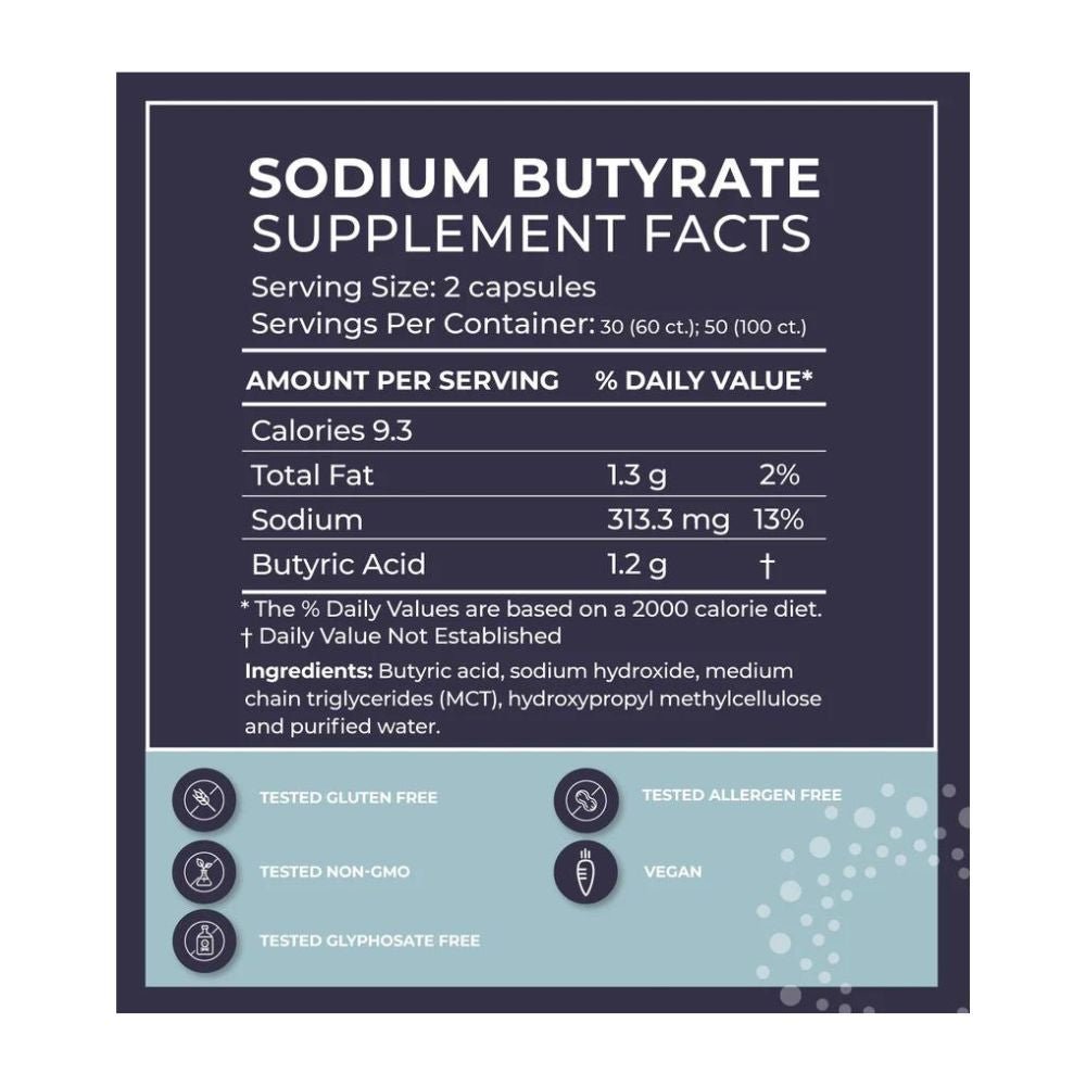 BodyBio Sodium Butyrate - Accelerated Health Products