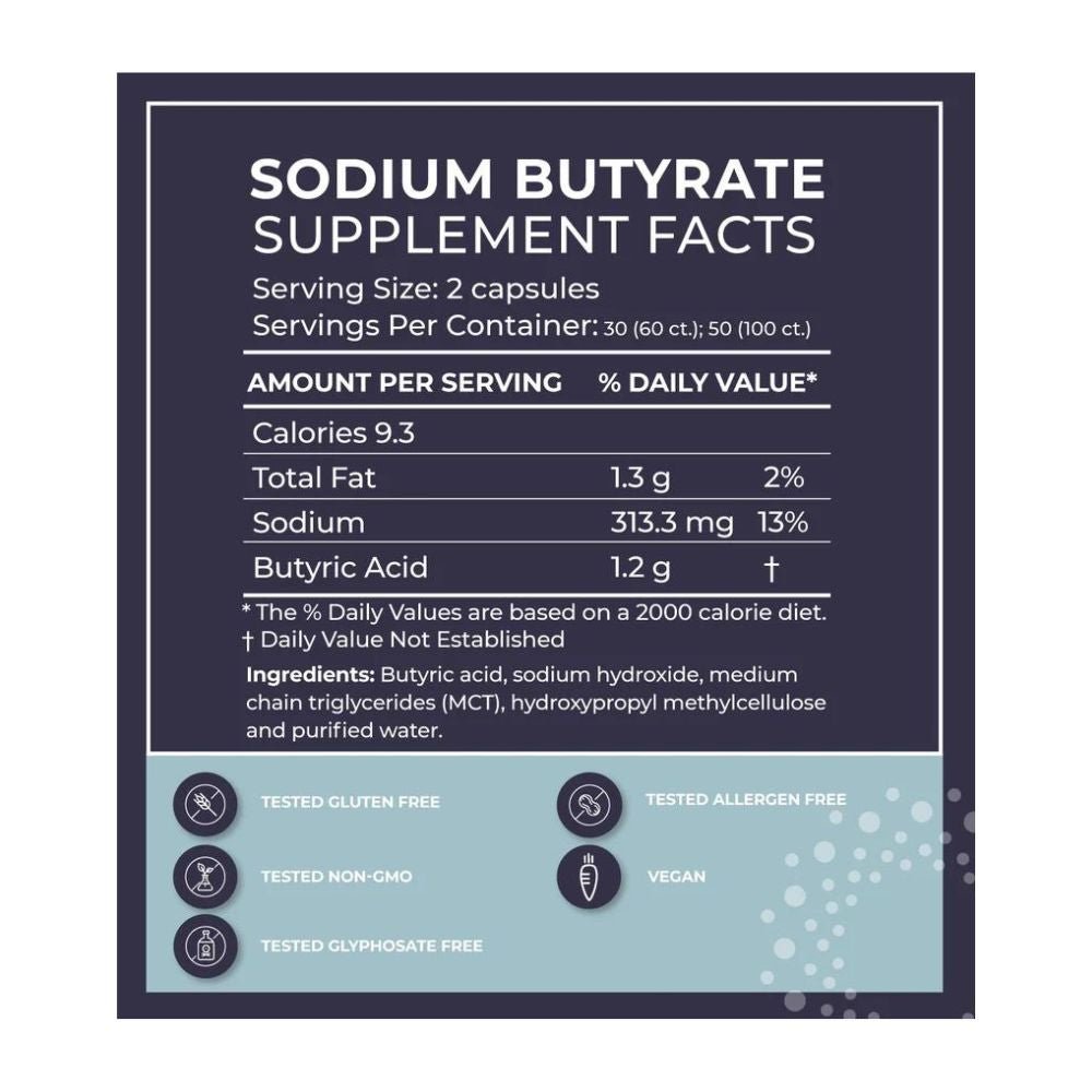 BodyBio Sodium Butyrate | Accelerated Health Products