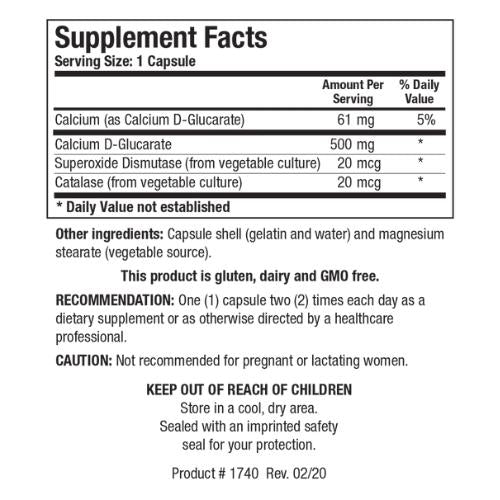 Ca D-Glucarate - Accelerated Health Products
