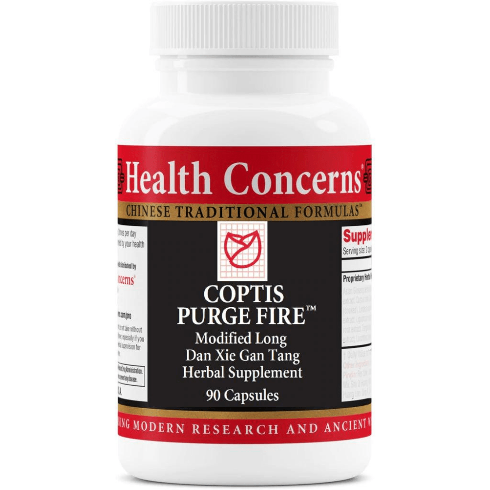 Health Concerns Coptis Purge Fire - Accelerated Health Products