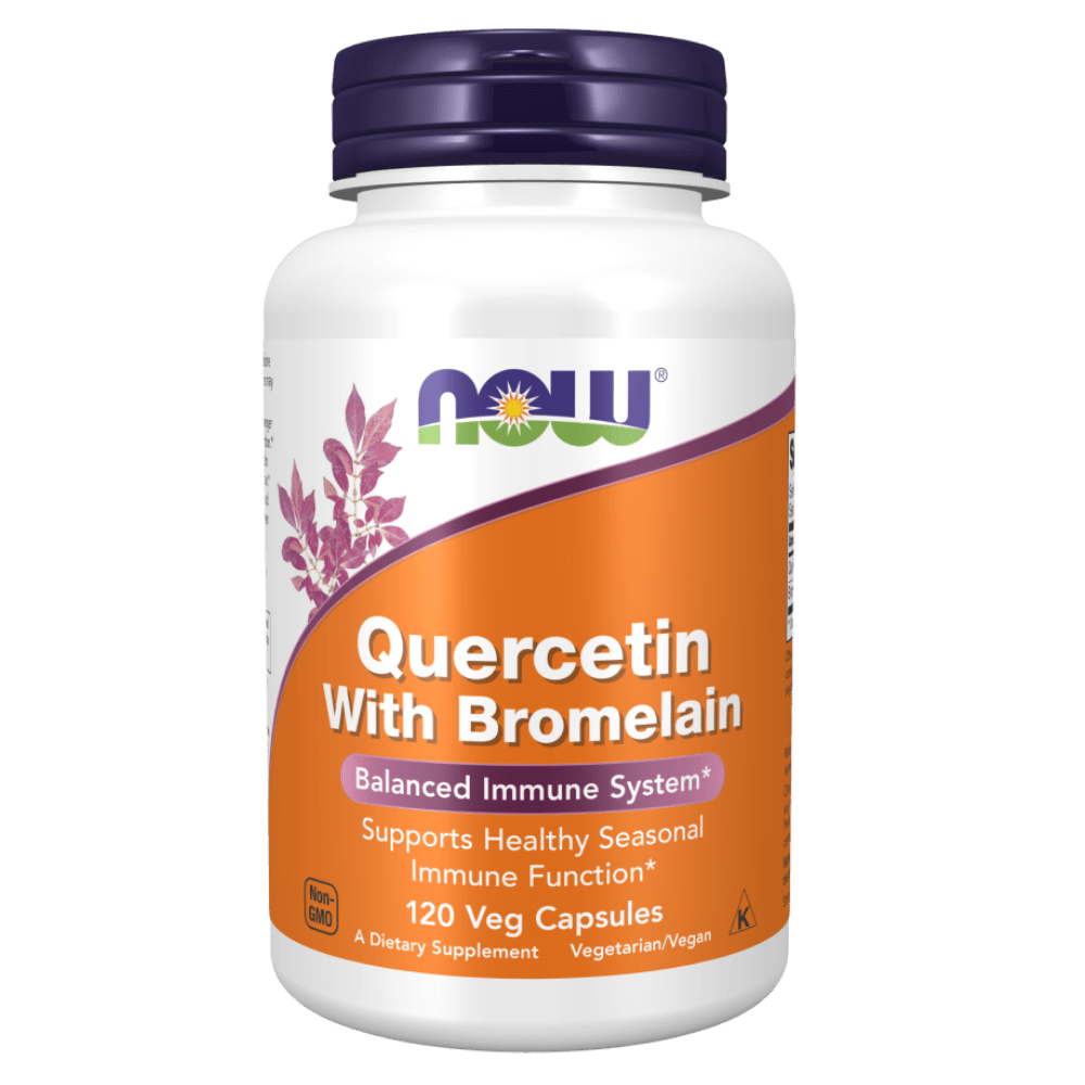 NOW Quercetin with Bromelain - Accelerated Health Products