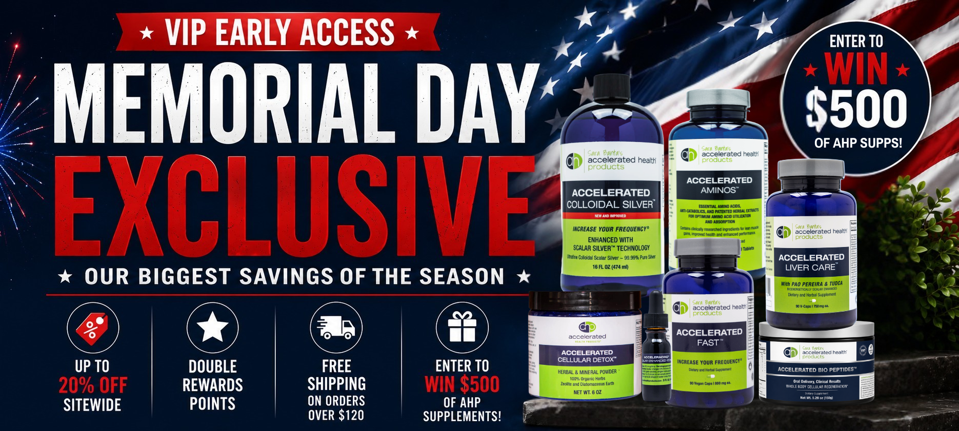 VIP Early Access Memorial Day Exclusive sale banner